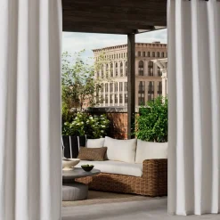 West Elm Sunbrella® Grommet Cast Performance Curtain