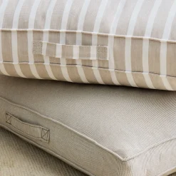 West Elm Sunbrella® Indoor/Outdoor Flat Striped Pet Bed