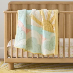 West Elm Sunny Sky Baby Quilt