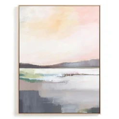 West Elm Sunrise in White Framed Wall Art by Minted for
