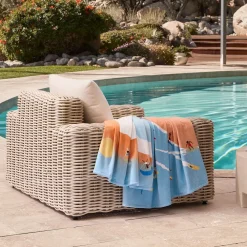 West Elm Surf Scene Beach Towel