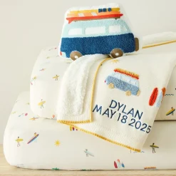 Kids West Elm Surf Shack Baby Bedding Collection