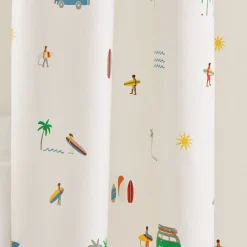Kids West Elm Surf Shack Shower Curtain