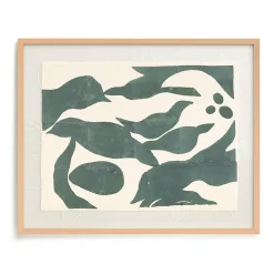 West Elm Swimming Birds Framed Wall Art by Minted for