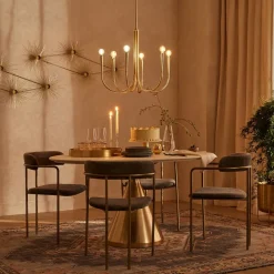 West Elm Swoop Arm Chandelier (–)