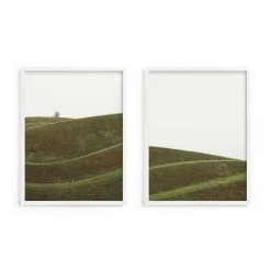 West Elm "Swoop" Framed Art by Minted for