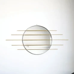 West Elm SZKLO Glass Sekcja Wall Mirror
