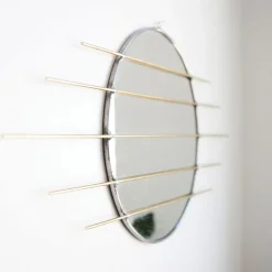 West Elm SZKLO Glass Sekcja Wall Mirror