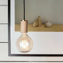 West Elm Tala Pendant w/Gaia Bulb