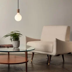 West Elm Tala Pendant w/Porc III Bulb