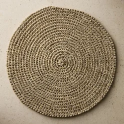 West Elm TALLO de OLIVO Fique Spiral Placemat