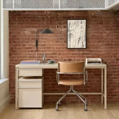 West Elm Tandem Desk (60") & File Cabinet (16") Set