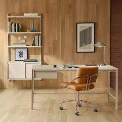West Elm Tandem Desk (60") & Modular Storage Shelf Set