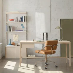 West Elm Tandem Desk & Free Standing Shelf Set