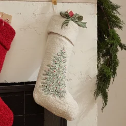 West Elm Tannenbaum Boucle Stocking