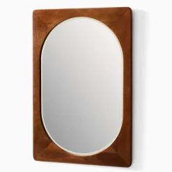 West Elm Tate Wood Rectangle Wall Mirror