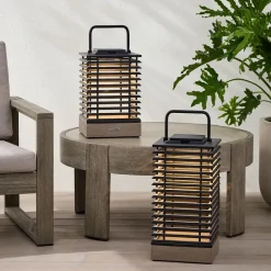 West Elm Tekura Solar Lantern