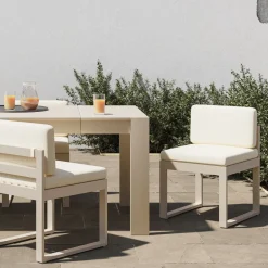 West Elm Telluride Aluminum Outdoor Side Dining Chair