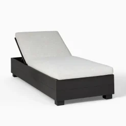 West Elm Telluride Aluminum Outdoor Chaise Lounge Replacement Cushions