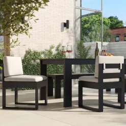 West Elm Telluride Aluminum Outdoor Side Dining Chair
