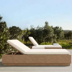 West Elm Telluride Outdoor Chaise Lounge