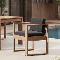 West Elm Telluride Outdoor Dining Arm Chair