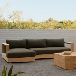 West Elm Telluride Outdoor 2-Piece Chaise Sectional (115")