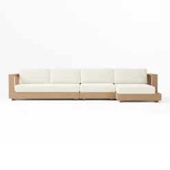 West Elm Telluride Outdoor 3-Piece Chaise Sectional Cushion Covers