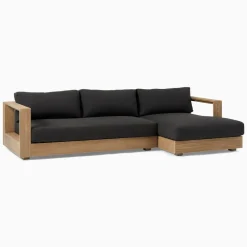 West Elm Telluride Outdoor 2-Piece Chaise Sectional Replacement Cushions
