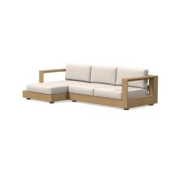 West Elm Telluride Outdoor 2-Piece Chaise Sectional Cushion Covers