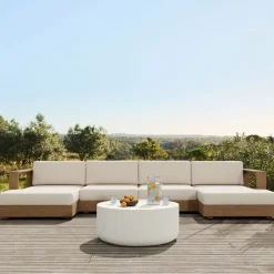 West Elm Telluride Outdoor 4-Piece U-Shaped Sectional (151")