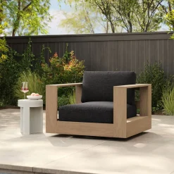 West Elm Telluride Outdoor Swivel Chair