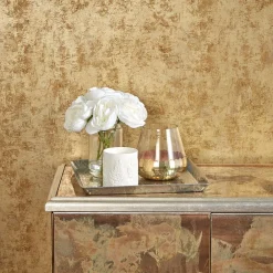 West Elm Tempaper Distressed Leaf Removable Wallpaper