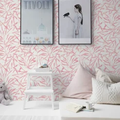 West Elm Tempaper Watercolor Wallpaper