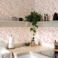 West Elm Tempaper Watercolor Wallpaper