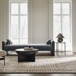 West Elm TENCEL™ Grid Rug