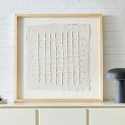 West Elm Textured Paper Wall Art