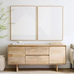 West Elm Textured Plaster Wall Art
