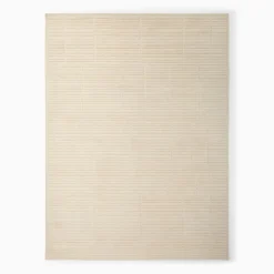 West Elm Textured Tile Wool Rug
