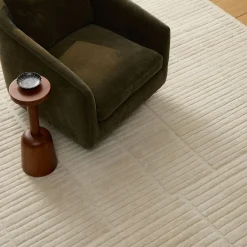 West Elm Textured Tile Wool Rug