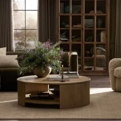 West Elm Thalassa Round Coffee Table (48")