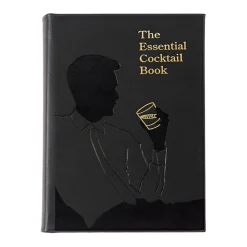 West Elm The Essential Cocktail Leather-Bound Book