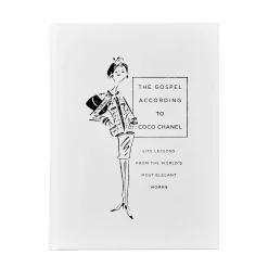 West Elm The Gospel According to Coco Chanel Leather-Bound Book