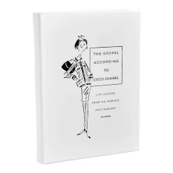 West Elm The Gospel According to Coco Chanel Leather-Bound Book