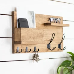 West Elm The McGarvey Workshop Coat Hooks Mail Holder