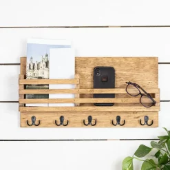 West Elm The McGarvey Workshop Wood Rail Mail Holder