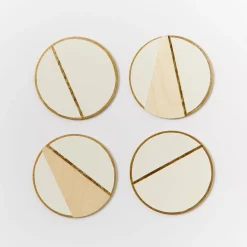 West Elm The Vintage Vogue Linea Coasters (Set of 4)