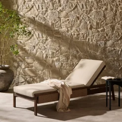 West Elm Thelmae Outdoor Chaise Lounge
