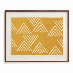 West Elm "The Mountain Top" Framed Textile Art by Minted for
