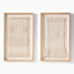 West Elm Thick Woven Wall Art